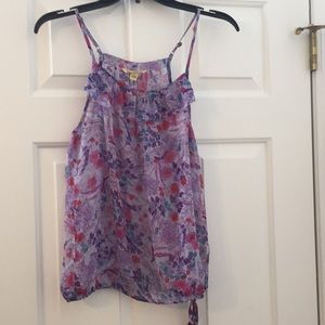 American eagle flower tank top